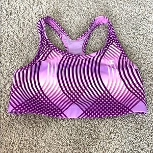Champions Purple Sports Bra